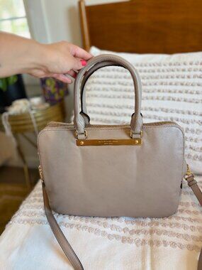 Vintage Marc by Marc Jacobs bag in taupe "cement" with removable crossbody strap